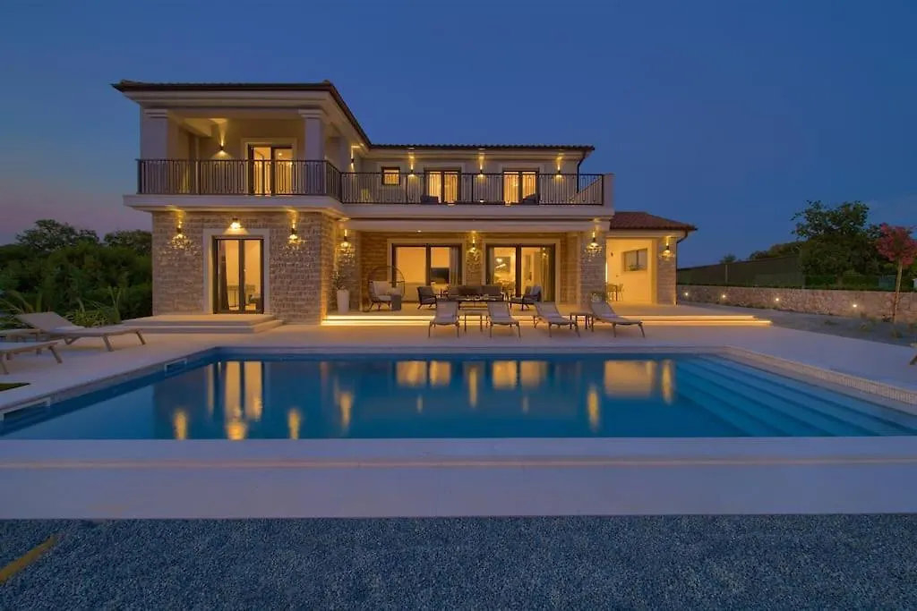 Luxury Villa Harmony With Heated Pool And Seaview Vrh   Vrh (Krk)