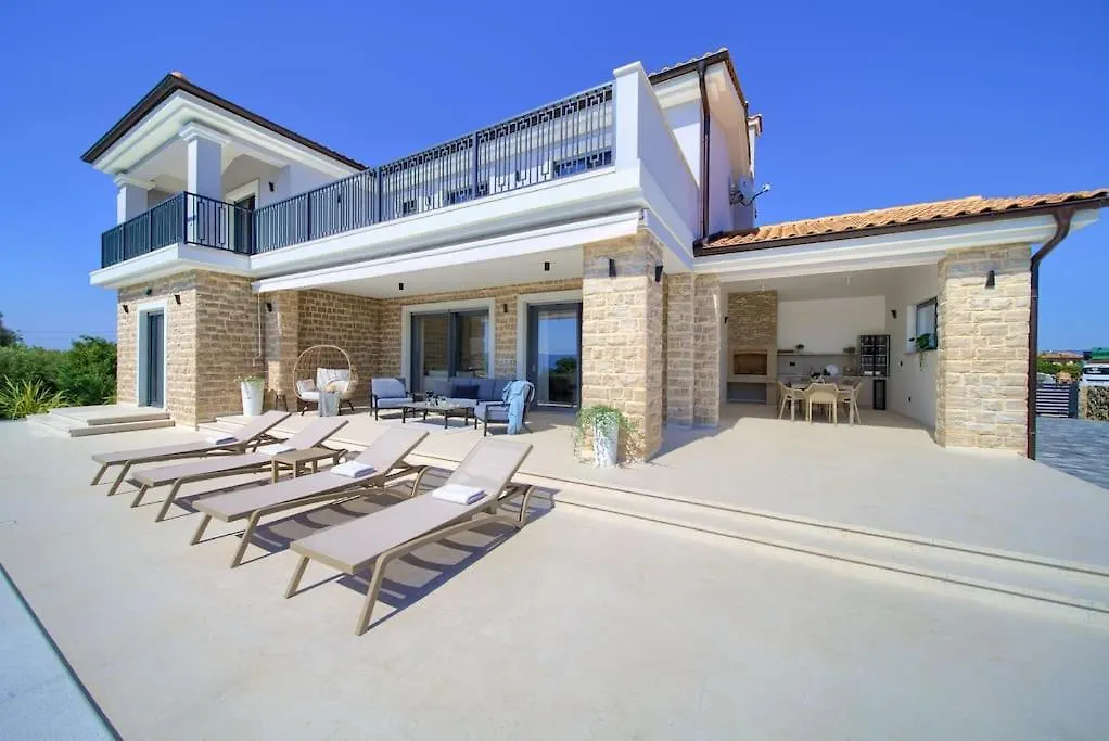 Luxury Villa Harmony With Heated Pool And Seaview Vrh  Vrh (Krk)