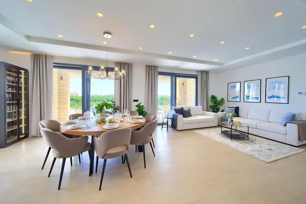 Luxury Villa Harmony With Heated Pool And Seaview Vrh  Croatia