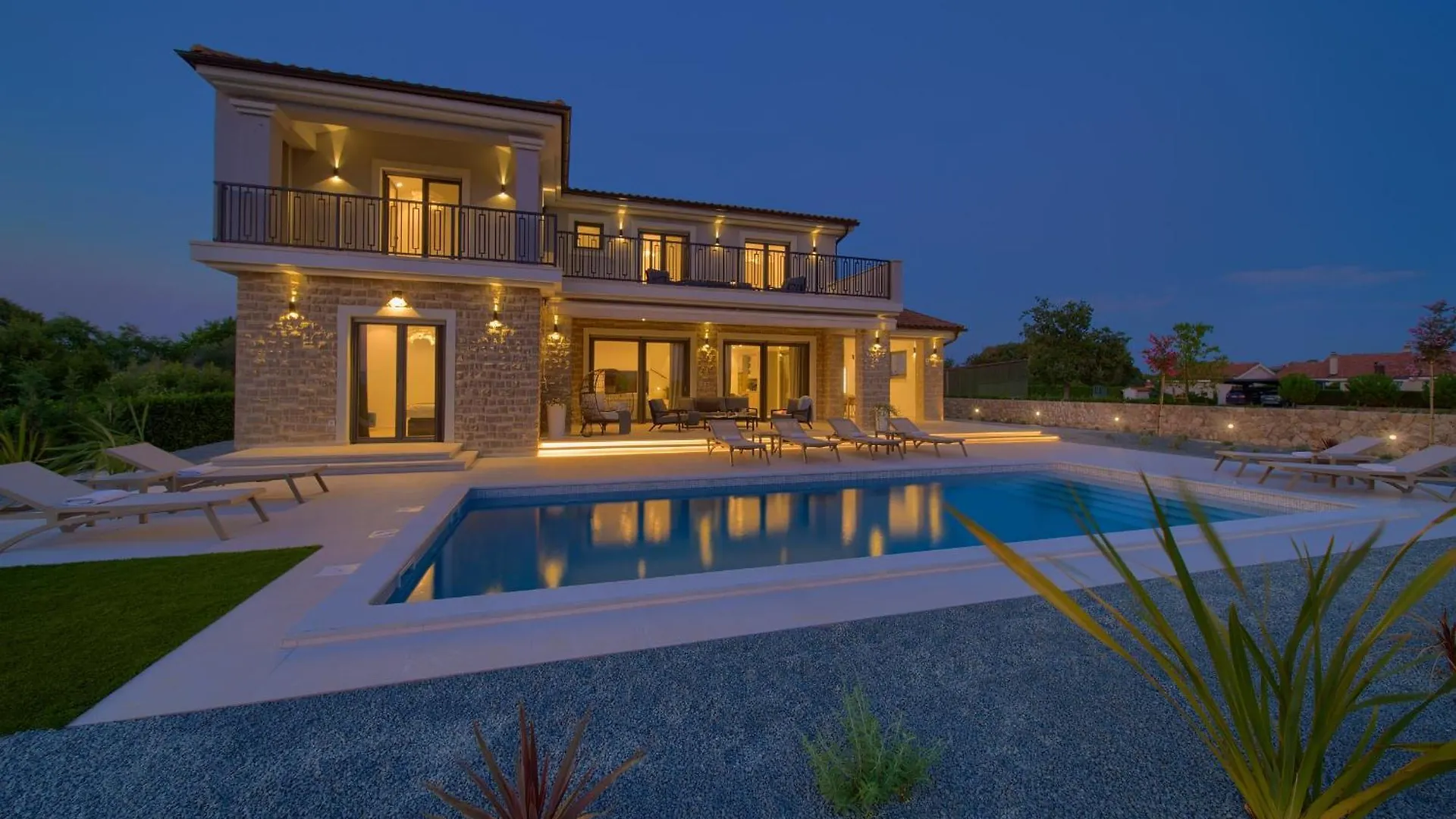 Luxury Villa Harmony With Heated Pool And Seaview  Vrh (Krk)