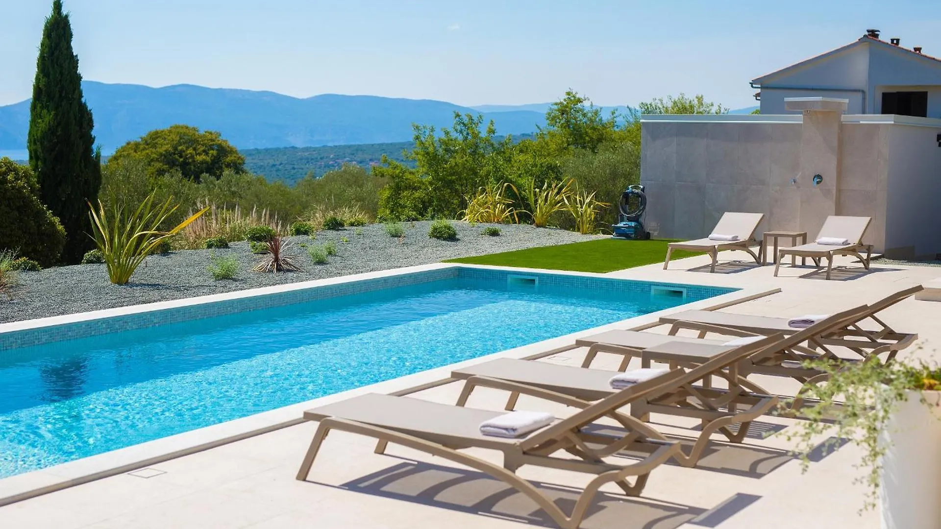 Luxury Villa Harmony With Heated Pool And Seaview  Vrh (Krk)